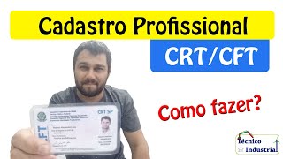 Cadastro profissional no CRTCFT [upl. by Keller]