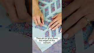 How to do Reverse Appliquè [upl. by Nyliahs]