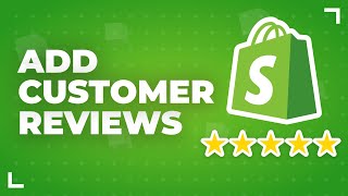 How To Add Customer Reviews To Shopify 2024 [upl. by Carlota]