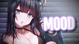 Nightcore  Mood Lyrics [upl. by Anihcak]