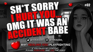 Asmr Boyfriend Accidentally Hurts You Play Fighting M4F [upl. by Mccourt]